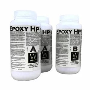Epoxy HP sealing bottles from W Enterprises
