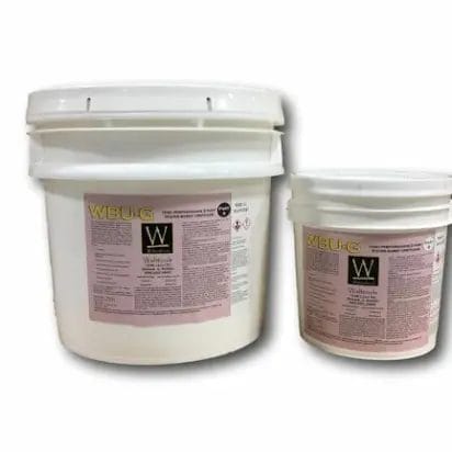 Epoxy Sealing Products in White Containers
